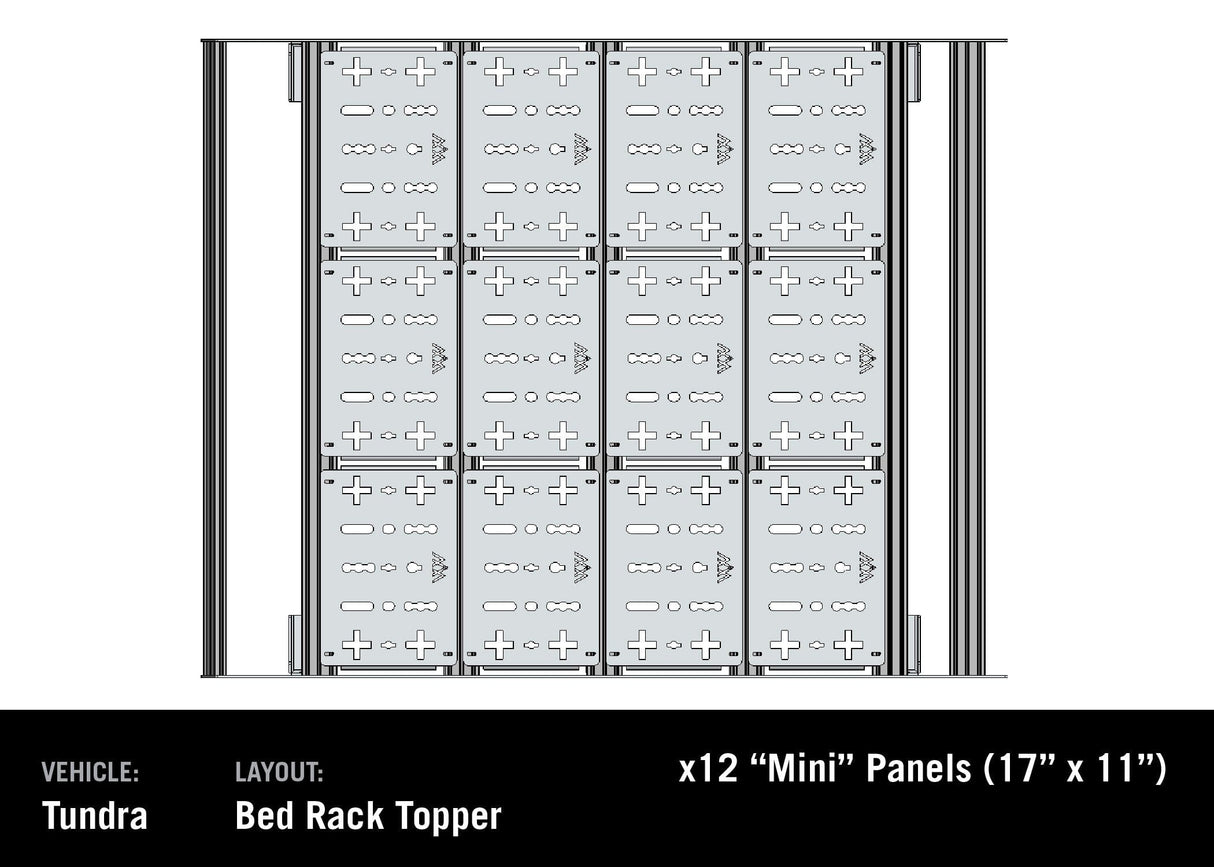 Backwoods Adventure Mods Rack Accessories DRIFTR Roof Rack Deck Accessory Panels