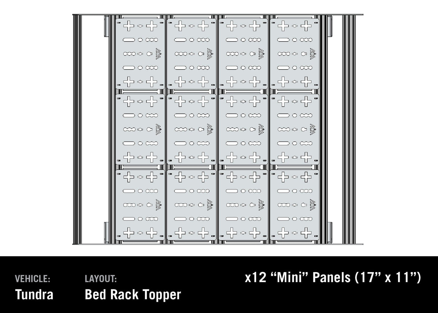 Backwoods Adventure Mods Rack Accessories DRIFTR Roof Rack Deck Accessory Panels
