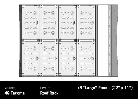 Backwoods Adventure Mods Rack Accessories DRIFTR Roof Rack Deck Accessory Panels