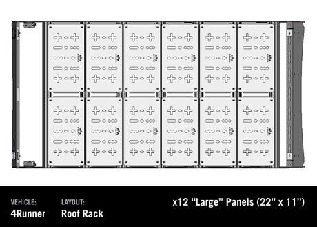 Backwoods Adventure Mods Rack Accessories DRIFTR Roof Rack Deck Accessory Panels