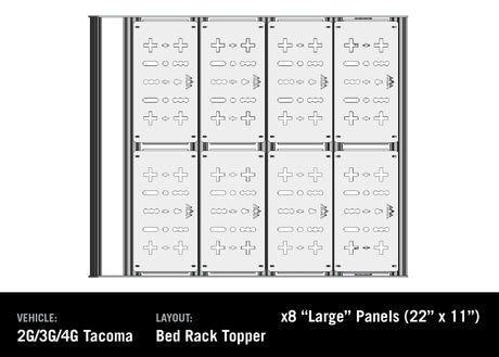 Backwoods Adventure Mods Rack Accessories DRIFTR Roof Rack Deck Accessory Panels