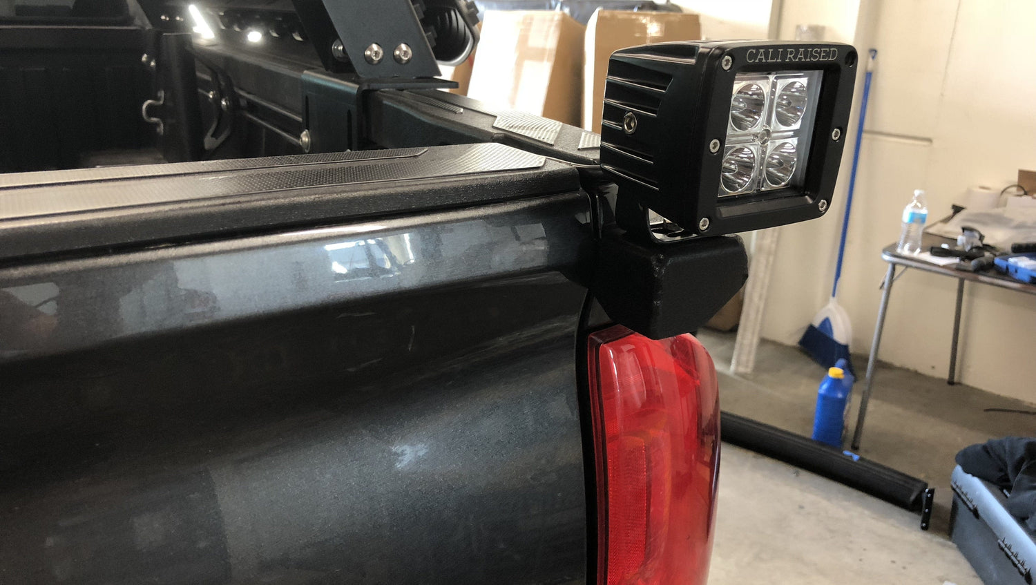 Cali Raised LED Bed Accessories/MOLLE Bed Accessory Mount For 2016-2023 Toyota Tacoma