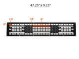 Cali Raised LED Bed Accessories/MOLLE Cali Raised LED Roof Rack Mounted MOLLE Gear Panel