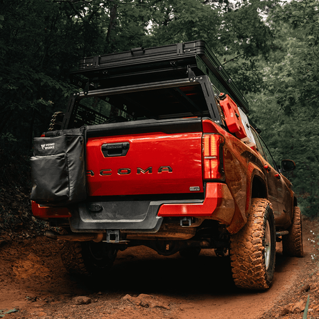 Cali Raised LED Bed Rack Roof Rack For 2005-2025 Toyota Tacoma