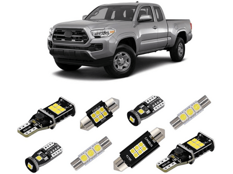 Cali Raised LED Interior Accessories 9-Piece Interior LED Light Kit For 2016-2023 Toyota Tacoma