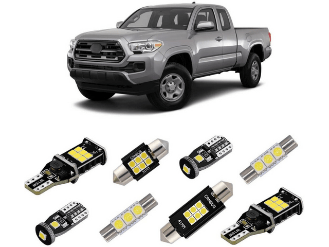 Cali Raised LED Interior Accessories 9-Piece Interior LED Light Kit For 2016-2023 Toyota Tacoma