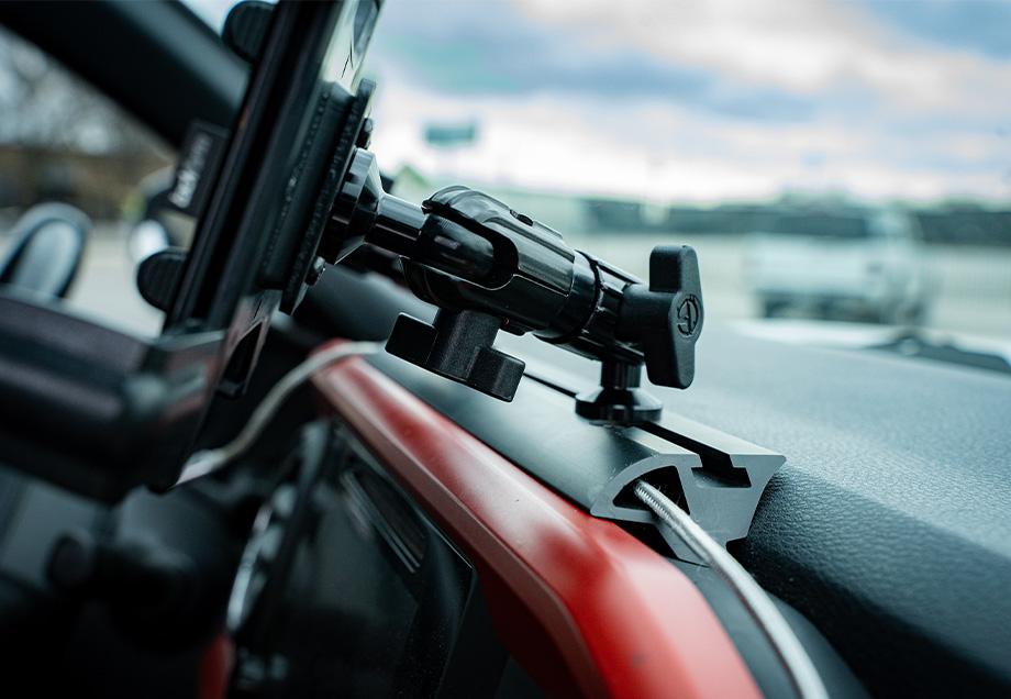 Cali Raised LED Interior Accessories Dash Accessory Mount For 2016-2023 Toyota Tacoma