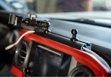 Cali Raised LED Interior Accessories Dash Accessory Mount For 2016-2023 Toyota Tacoma