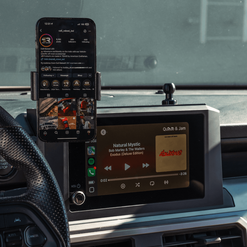 Cali Raised LED Interior Accessories Dash Mount For 2024+ Toyota Tacoma