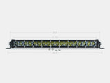 Cali Raised LED LED Light Bars 20" Slim Single Row LED Bar