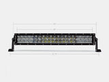 Cali Raised LED LED Light Bars 22" Dual Row 5D Optic OSRAM LED Bar