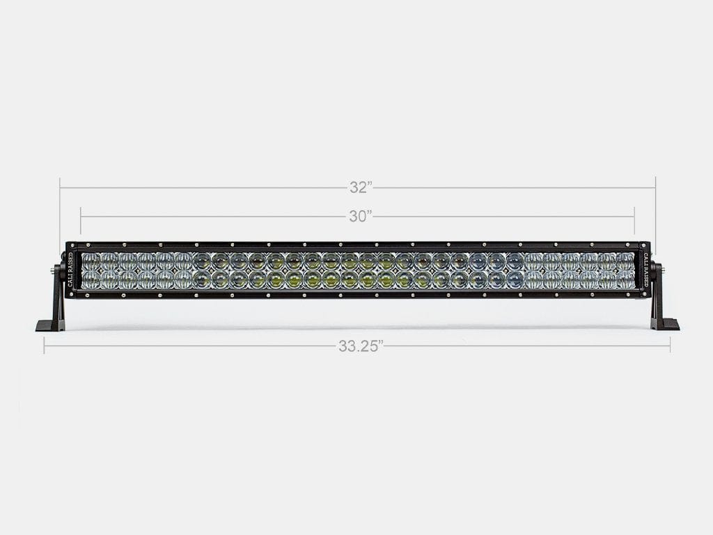 Cali Raised LED LED Light Bars 32" Dual Row 5D Optic OSRAM LED Bar