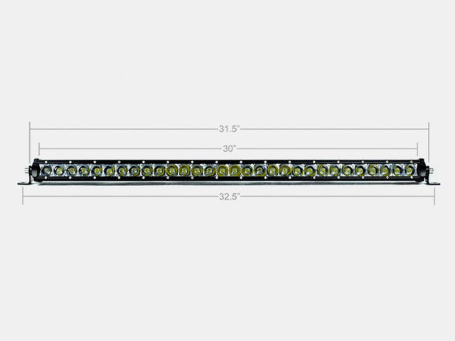 Cali Raised LED LED Light Bars 32" Slim Single Row LED Bar