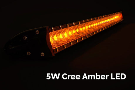 Cali Raised LED LED Light Bars 42" Slim Single Row LED Bar (Amber)