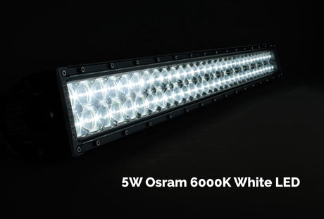 Cali Raised LED LED Light Bars 52" CURVED 5D Dual Row 5D Optic OSRAM LED Bar