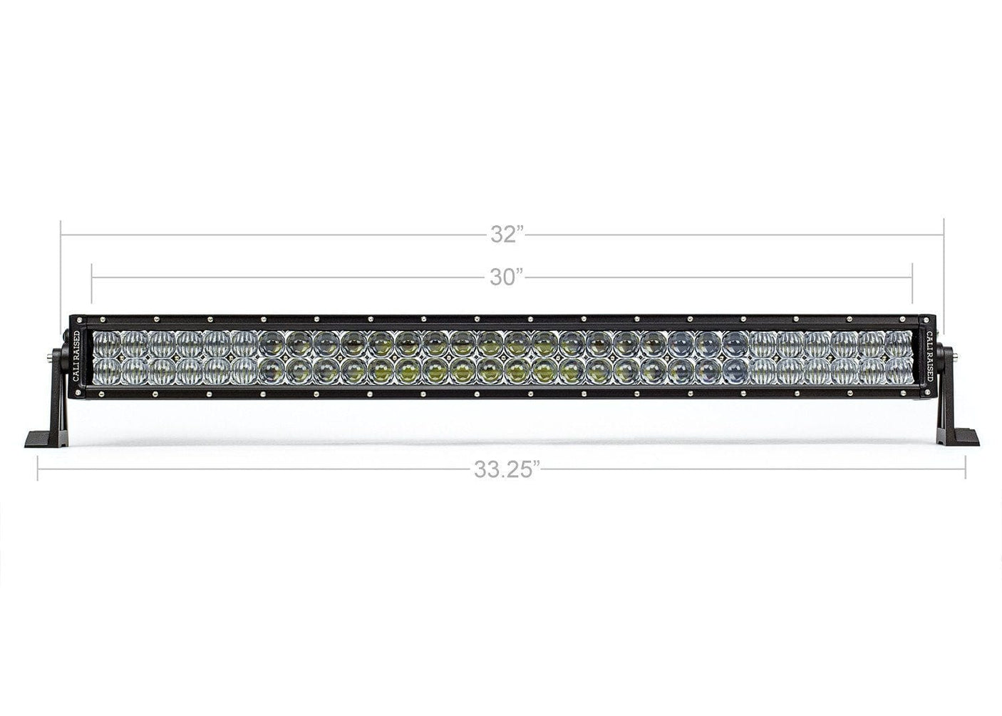 Cali Raised LED LED Light Mount Kits 32" Lower Bumper Hidden LED Light Bar Brackets Kit For 2005-2015 Toyota Tacoma