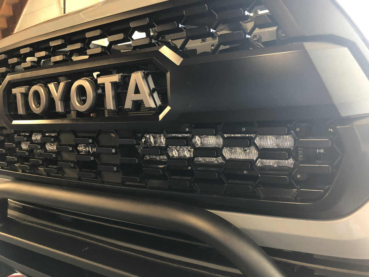 Cali Raised LED LED Light Mount Kits 32" Upper Grille LED Light Bar Brackets Kit For 2016-2023 Toyota Tacoma