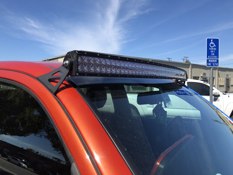 Cali Raised LED LED Light Mount Kits 52" Curved LED Light Bar Roof Brackets Kit For 2005-2023 Toyota Tacoma