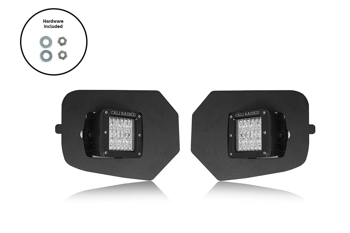 Cali Raised LED LED Light Mount Kits LED Fog Light Pod Replacements Brackets Kit For 2016-2023 Toyota Tacoma