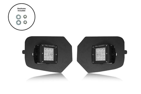 Cali Raised LED LED Light Mount Kits LED Fog Light Pod Replacements Brackets Kit For 2016-2023 Toyota Tacoma