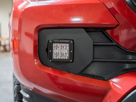 Cali Raised LED LED Light Mount Kits LED Fog Light Pod Replacements Brackets Kit For 2016-2023 Toyota Tacoma