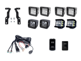 Cali Raised LED LED Light Mount Kits Low Profile Ditch Light Brackets Kit For 2016-2023 Toyota Tacoma