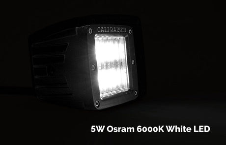 Cali Raised LED LED Light Mount Kits Low Profile LED Ditch Light Brackets Kit For 2005-2015 Toyota Tacoma