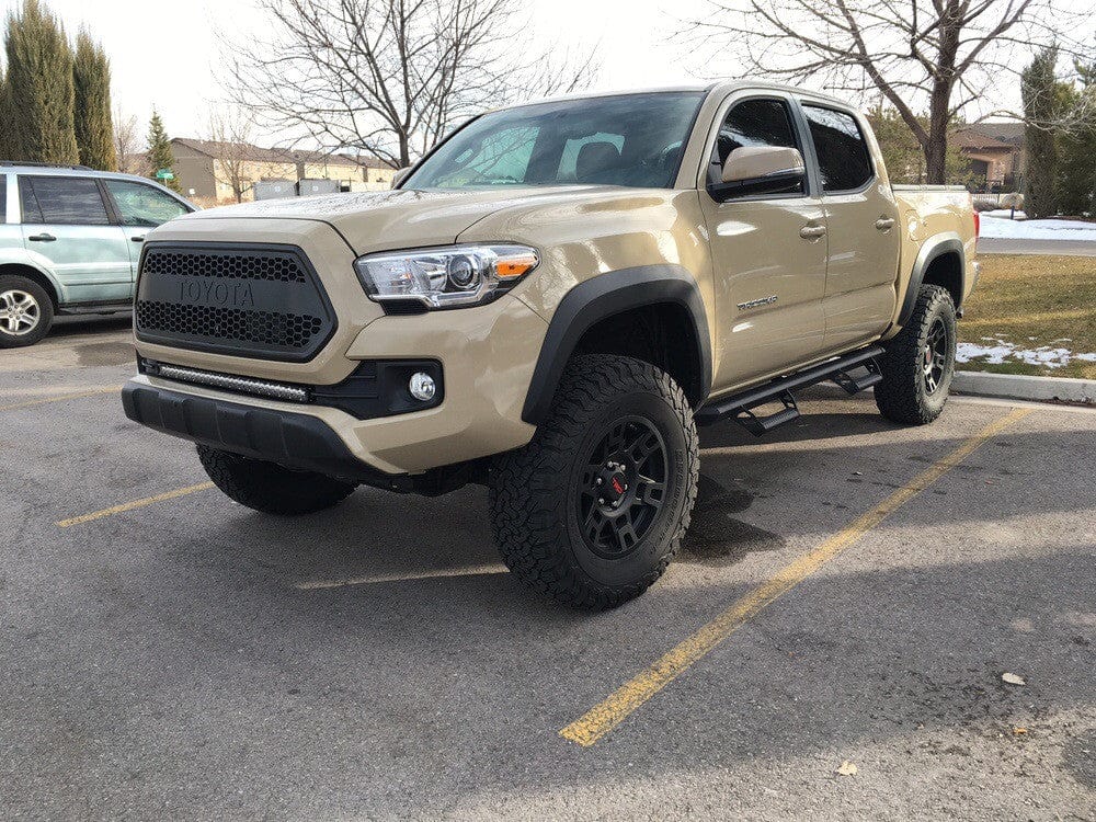 Cali Raised LED LED Light Mounts/Combos 32" Lower Bumper Flush Slim Light Bar Kit For 2016-2023 Toyota Tacoma