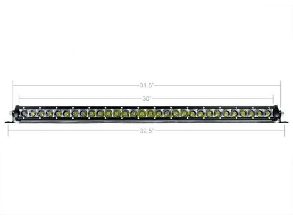 Cali Raised LED LED Light Mounts/Combos 32" Lower Bumper Flush Slim Light Bar Kit For 2016-2023 Toyota Tacoma
