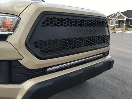 Cali Raised LED LED Light Mounts/Combos 32" Lower Bumper Flush Slim Light Bar Kit For 2016-2023 Toyota Tacoma