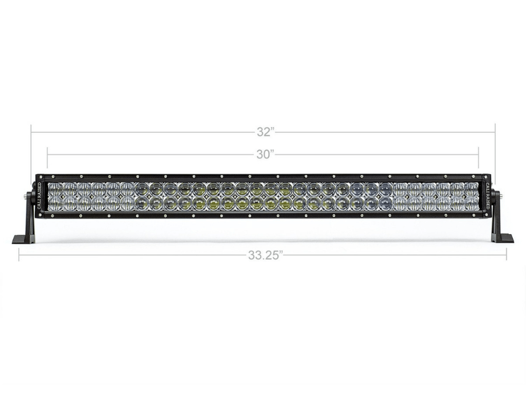 Cali Raised LED LED Light Mounts/Combos 32" Lower Bumper Hidden LED Light Bar Kit Fits 2016-2023 Toyota Tacoma