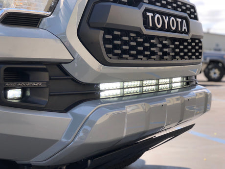 Cali Raised LED LED Light Mounts/Combos 32" Lower Bumper Hidden LED Light Bar Kit Fits 2016-2023 Toyota Tacoma