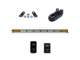 Cali Raised LED LED Light Mounts/Combos Dual Function Amber/White LED Light Bar Prinsu Mounting Bracket Kit
