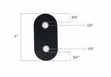 Cali Raised LED Recovery Gear Recovery Board Mounts for Bed Rack