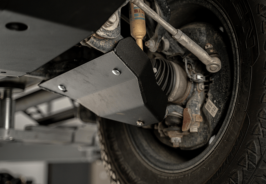 Cali Raised LED Rock Sliders/Armor Lower Control Arm Skid Plate For 2005-2023 Toyota Tacoma