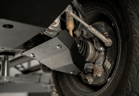 Cali Raised LED Rock Sliders/Armor Lower Control Arm Skid Plate For 2005-2023 Toyota Tacoma