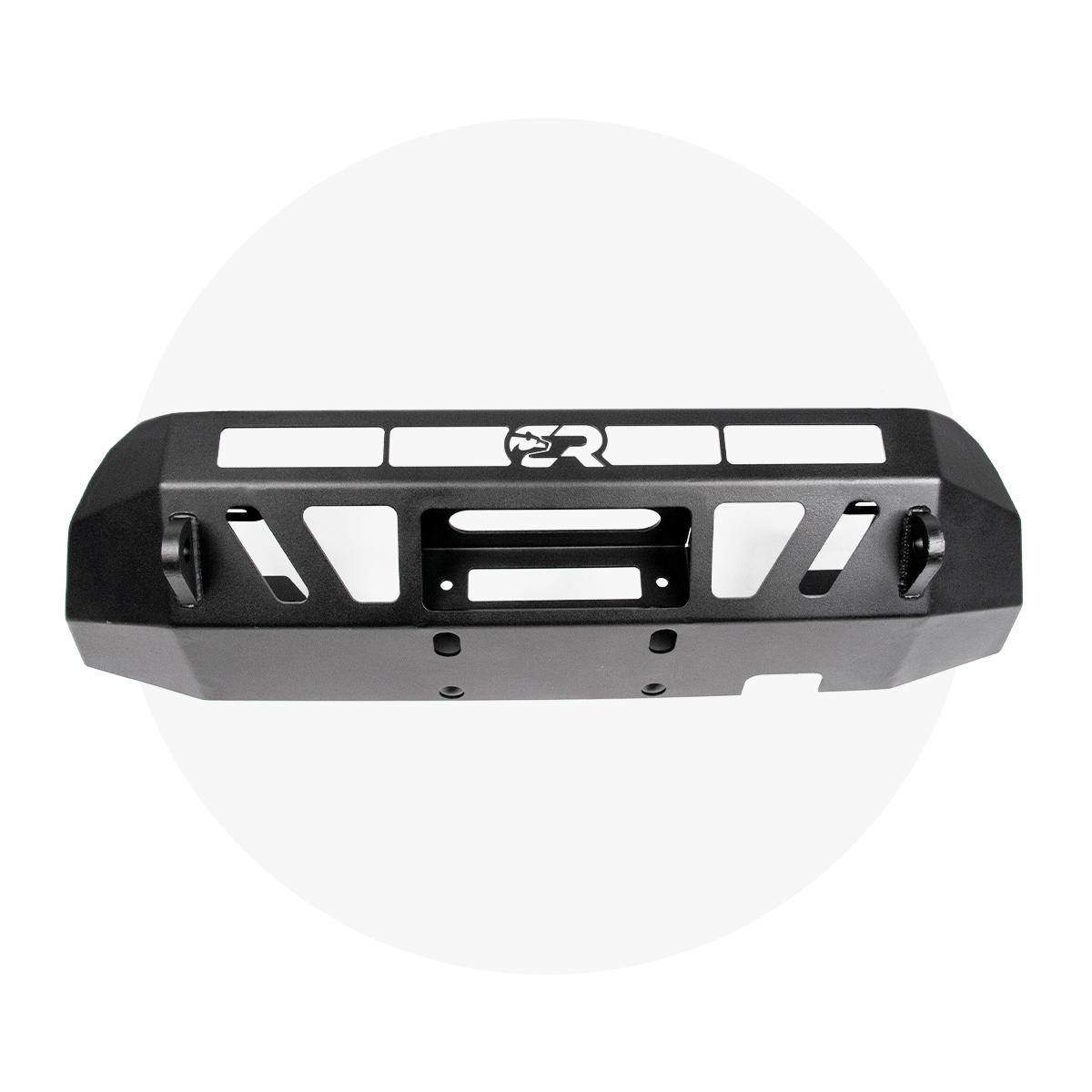 Cali Raised LED Rock Sliders/Armor No Bull Bar / No Light Bar Stealth Bumper For 2016-2023 Tacoma