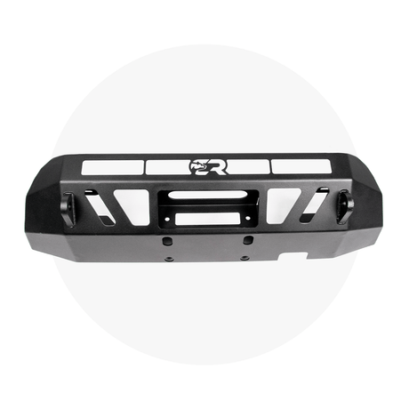 Cali Raised LED Rock Sliders/Armor No Bull Bar / No Light Bar Stealth Bumper For 2016-2023 Tacoma