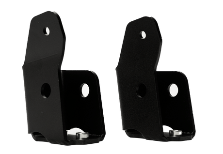 Cali Raised LED Rock Sliders/Armor Rear Shock Skid Plate For 2005-2023 Toyota Tacoma
