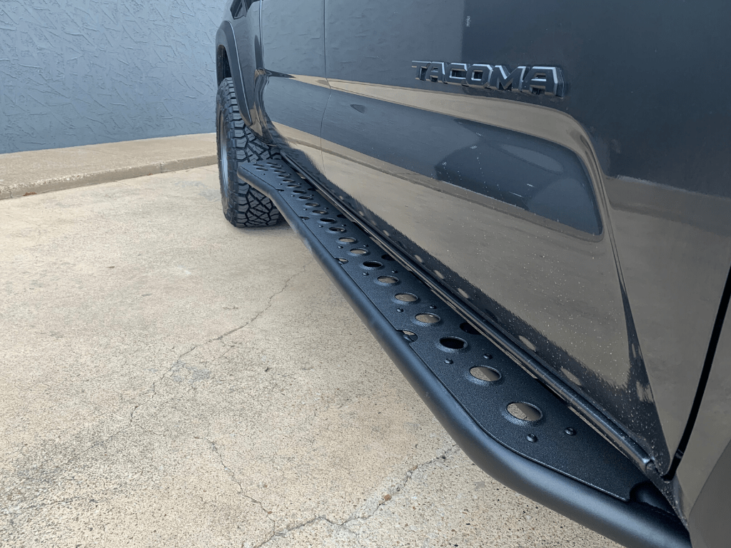 Cali Raised LED Rock Sliders/Armor Step Edition Rock Slider For 2024+ Toyota Tacoma