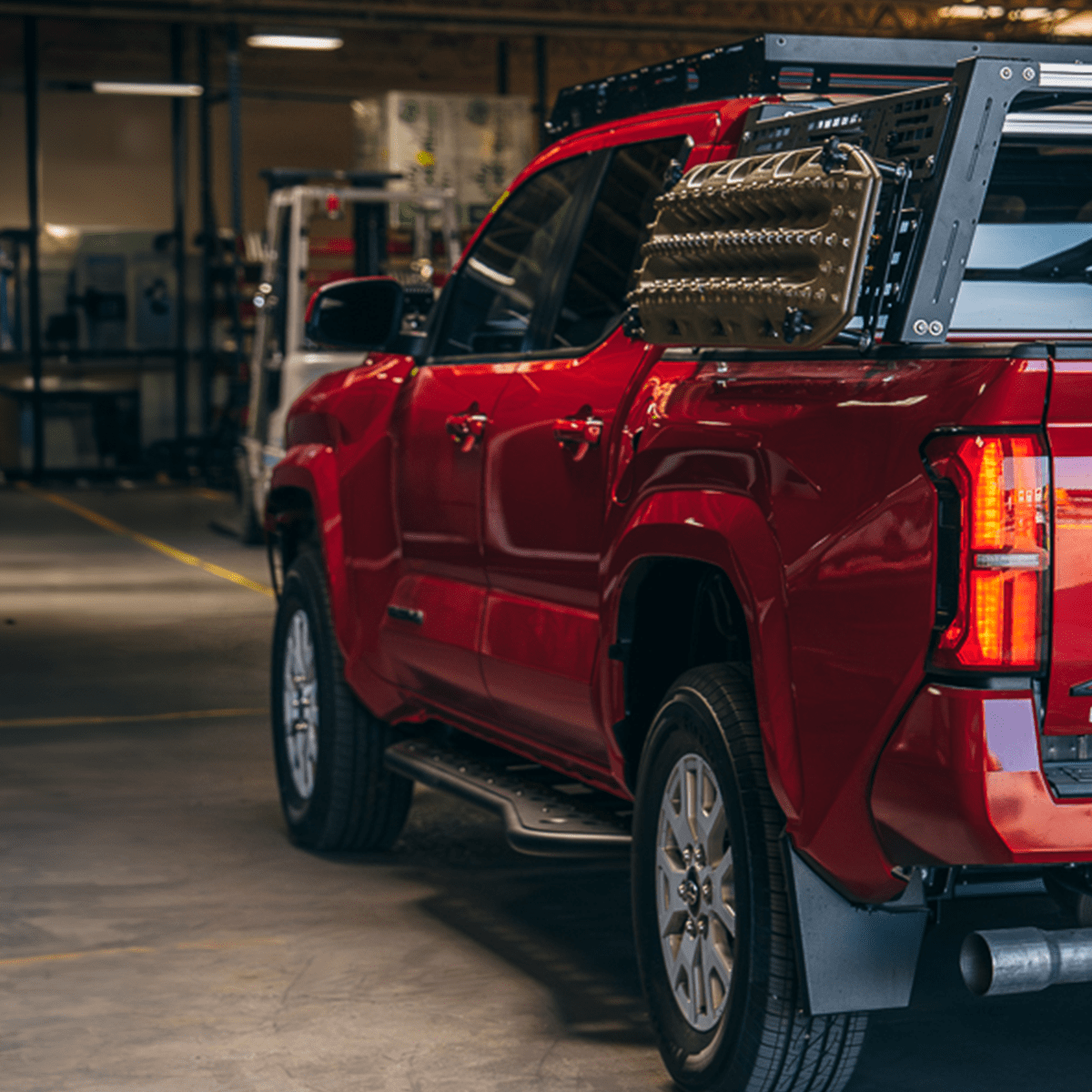 Cali Raised LED Rock Sliders/Armor Step Edition Rock Slider For 2024+ Toyota Tacoma