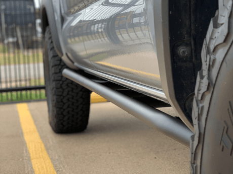Cali Raised LED Rock Sliders/Armor Trail Edition Rock Sliders For 2005-2023 Toyota Tacoma
