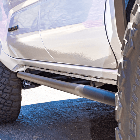 Cali Raised LED Rock Sliders/Armor Trail Edition Rock Sliders For 2024+ Toyota Tacoma
