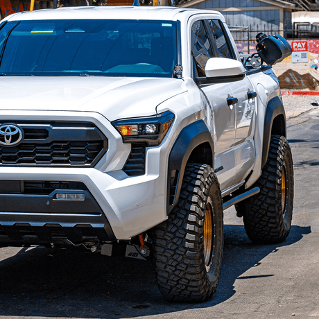 Cali Raised LED Rock Sliders/Armor Trail Edition Rock Sliders For 2024+ Toyota Tacoma