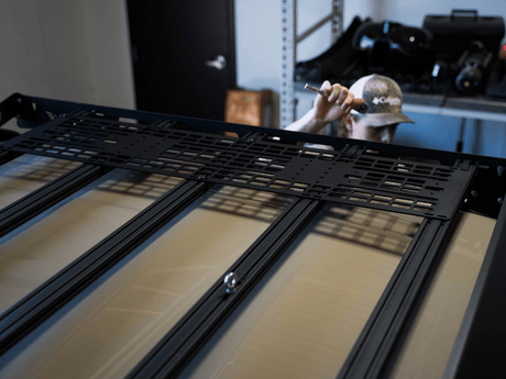 Cali Raised LED Roof Rack Accessories Victory 4x4 Roof Rack Mounted MOLLE Gear Panel