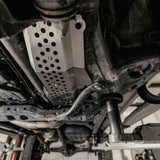 Cali Raised LED Skid Plate Catalytic Converter Shield For 2016-2023 Toyota Tacoma