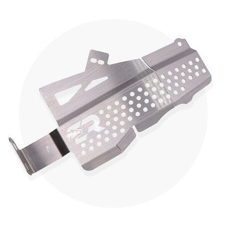 Cali Raised LED Skid Plate Catalytic Converter Shield For 2016-2023 Toyota Tacoma
