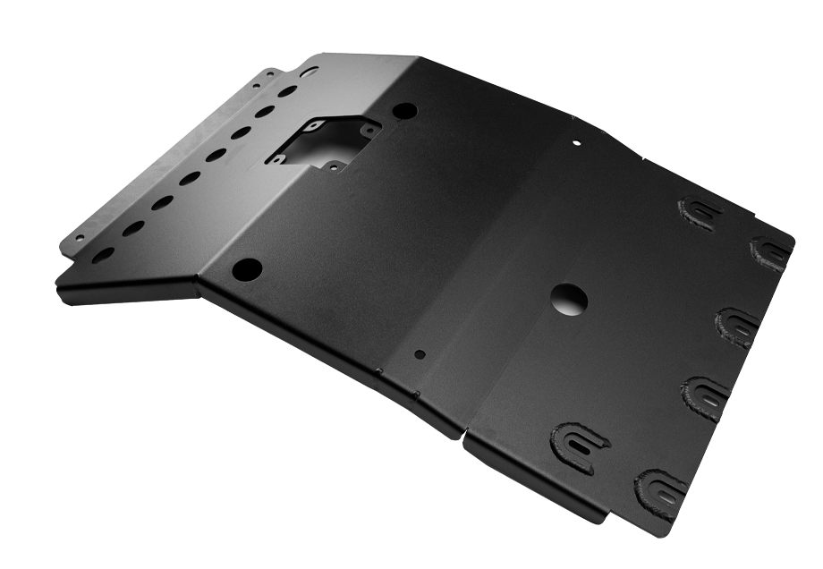 Cali Raised LED Skid Plate Front Skid Plate For 2005-2023 Toyota Tacoma