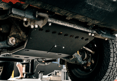 Cali Raised LED Skid Plate Front Skid Plate For 2005-2023 Toyota Tacoma