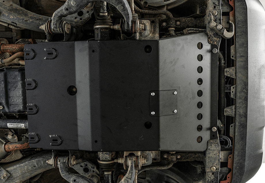 Cali Raised LED Skid Plate Front Skid Plate For 2005-2023 Toyota Tacoma